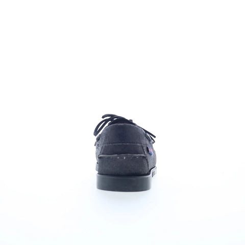 Sebago Portland Glitter Womens Black Loafers & Slip Ons Boat Shoes 