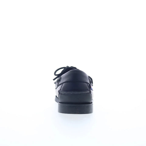 Sebago Portland Glitter Womens Black Loafers & Slip Ons Boat Shoes 