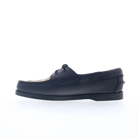 Sebago Portland Glitter Womens Black Loafers & Slip Ons Boat Shoes 