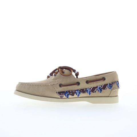 Sebago Portland Hanami Womens Beige Loafers & Slip Ons Boat Shoes 