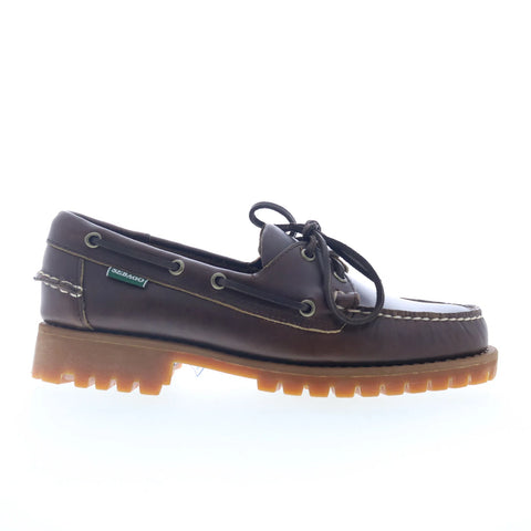 Sebago Portland Lug 7001HU0-930 Mens Brown Loafers & Slip Ons Boat Shoes