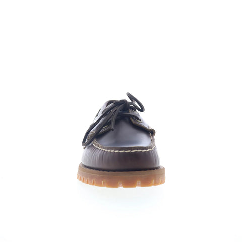 Sebago Portland Lug 7001HU0-930 Mens Brown Loafers & Slip Ons Boat Shoes