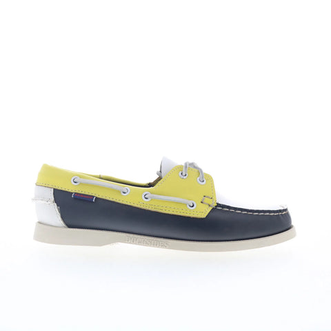 Sebago Portland Spinnaker Womens White Loafers & Slip Ons Boat Shoes 
