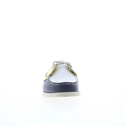 Sebago Portland Spinnaker Womens White Loafers & Slip Ons Boat Shoes 