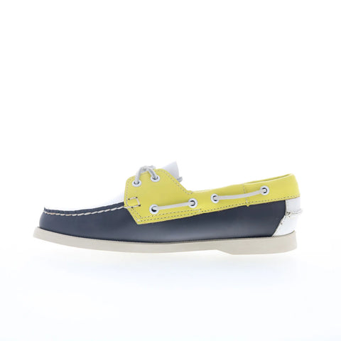 Sebago Portland Spinnaker Womens White Loafers & Slip Ons Boat Shoes 