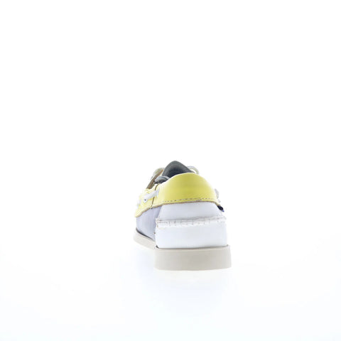 Sebago Portland Spinnaker Womens White Loafers & Slip Ons Boat Shoes 