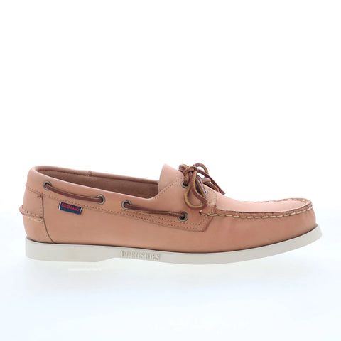 Sebago Portland Veg 73118YW-A8W Mens Orange Loafers & Slip Ons Boat Shoes