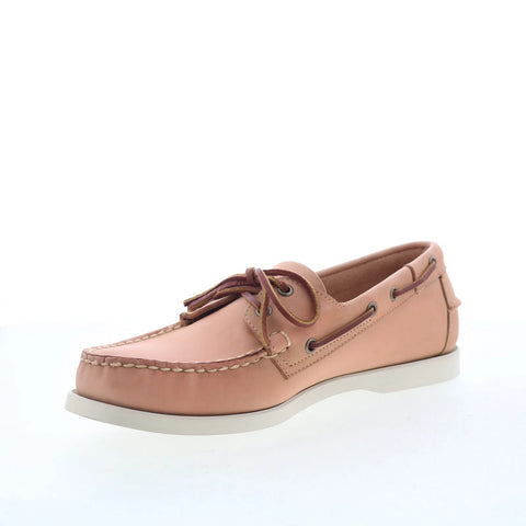 Sebago Portland Veg 73118YW-A8W Mens Orange Loafers & Slip Ons Boat Shoes