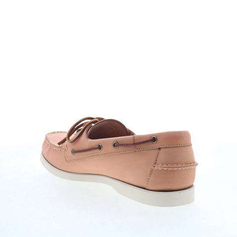 Sebago Portland Veg 73118YW-A8W Mens Orange Loafers & Slip Ons Boat Shoes