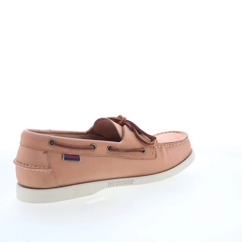Sebago Portland Veg 73118YW-A8W Mens Orange Loafers & Slip Ons Boat Shoes