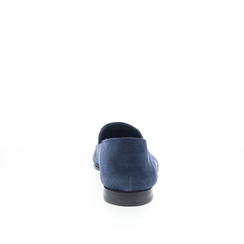 Di Bianco Positano Cashmere Denim POSITANO Mens Blue Loafers Casual Shoes