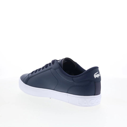 Lacoste Powercourt GRPH 126 1 SMA Mens Blue Lifestyle Sneakers Shoes