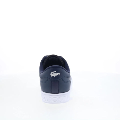 Lacoste Powercourt GRPH 126 1 SMA Mens Blue Lifestyle Sneakers Shoes