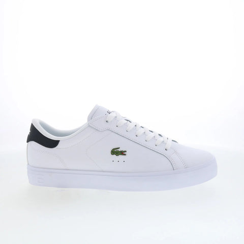 Lacoste Powercourt GRPH 126 1 SMA Mens White Lifestyle Sneakers Shoes