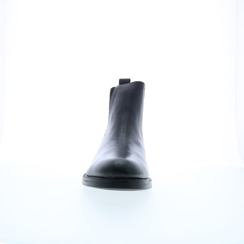 Steve Madden P-Parkk Mens Black Leather Slip On Chelsea Boots