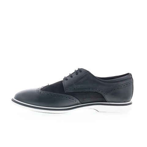 Studio Belvedere Prato Mens Black Oxfords & Lace Ups Wingtip & Brogue Shoes