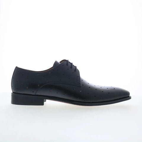 Mezlan Preforated Plain Toe 21545 Mens Black Oxfords & Lace Ups Casual Shoes