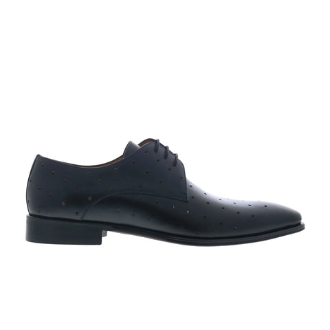 Mezlan Preforated Plain Toe 21545 Mens Black Oxfords & Lace Ups Casual Shoes
