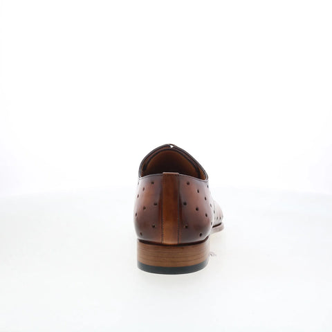 Mezlan Preforated Plain Toe 21545 Mens Brown Oxfords & Lace Ups Casual Shoes