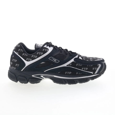 Reebok Premier Trinity KFS Mens Black Mesh Lace Up Lifestyle Sneakers Shoes