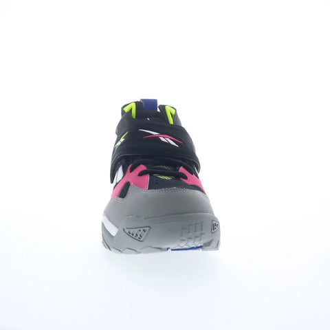 Reebok Preseason 94 Mens Black Canvas Lace Up Lifestyle Sneakers Shoes