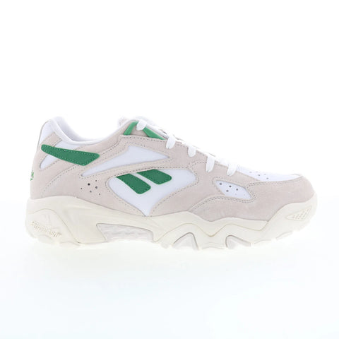 Reebok Preseason 94 Low Mens White Leather Lifestyle Sneakers Shoes