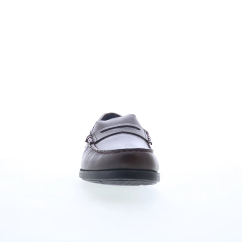Rockport Preston Penny CI7652 Mens Brown Wide Loafers & Slip Ons Penny Shoes