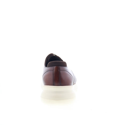 Studio Belvedere Preston Mens Brown Leather Oxfords & Lace Ups Casual Shoes