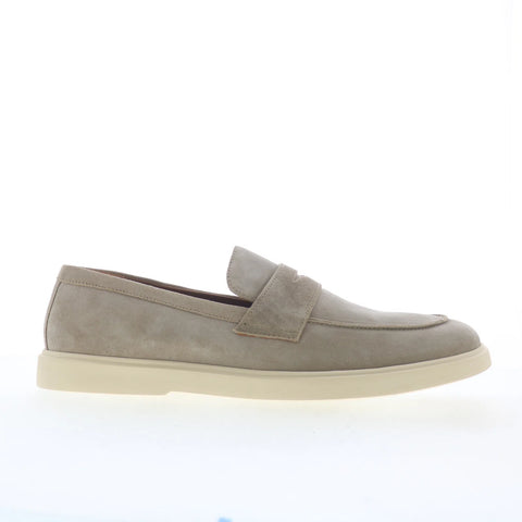Steve Madden Prestonn PRES08M1 Mens Beige Loafers & Slip Ons Penny Shoes
