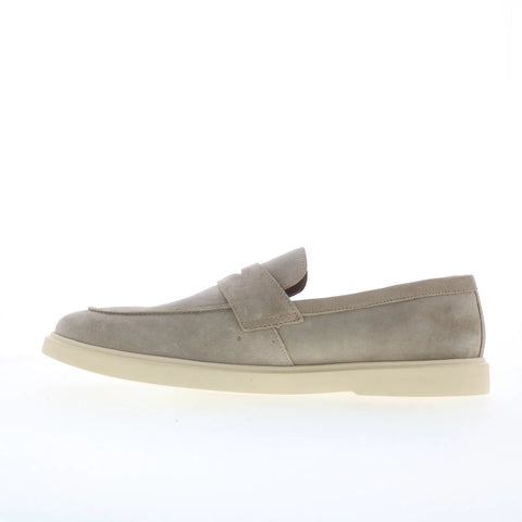 Steve Madden Prestonn PRES08M1 Mens Beige Loafers & Slip Ons Penny Shoes