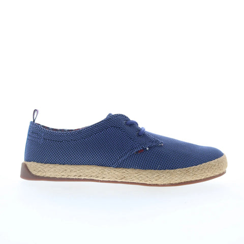Ben Sherman Prill Oxford Knit Mens Blue Canvas Lifestyle Sneakers Shoes