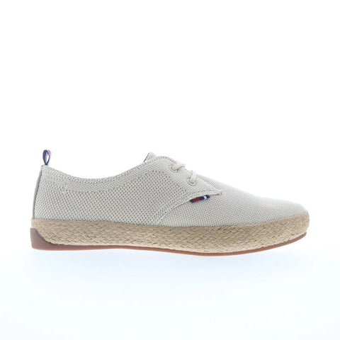 Ben Sherman Prill Oxford Knit Mens Beige Canvas Lifestyle Sneakers Shoes