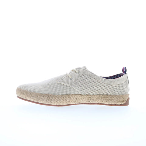 Ben Sherman Prill Oxford Knit Mens Beige Canvas Lifestyle Sneakers Shoes