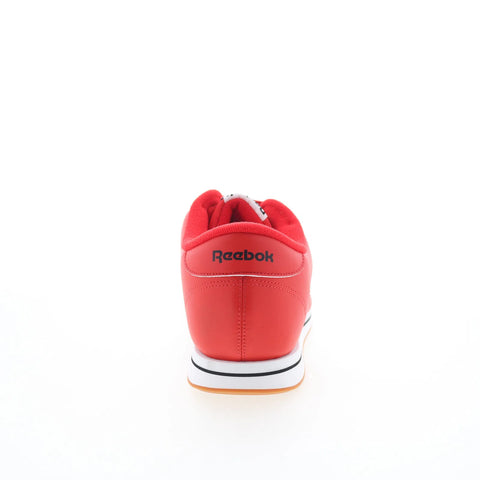 Reebok Princess Womens Red Synthetic Lace Up Lifestyle Sneakers Shoes