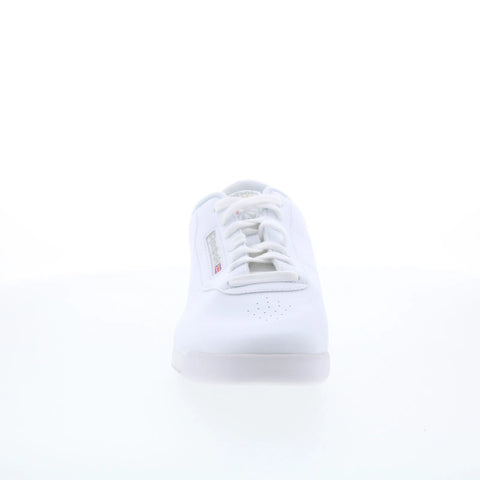 Reebok Princess Wide Womens White Wide Synthetic Lifestyle Sneakers Shoes