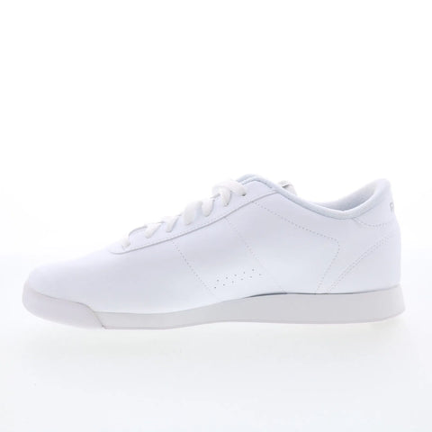 Reebok Princess Wide Womens White Wide Synthetic Lifestyle Sneakers Shoes