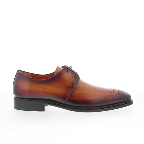 Mezlan Principle 20842 Mens Brown Leather Oxfords & Lace Ups Casual Shoes
