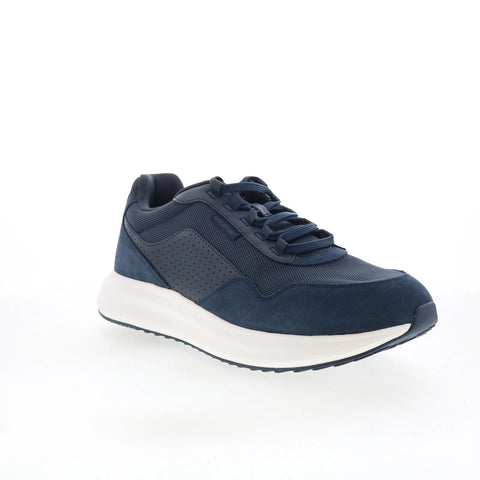 Rockport ProWalker Pacer RMPWPACER Mens Blue Suede Lifestyle Sneakers Shoes