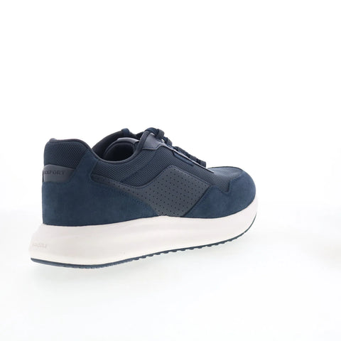Rockport ProWalker Pacer RMPWPACER Mens Blue Suede Lifestyle Sneakers Shoes