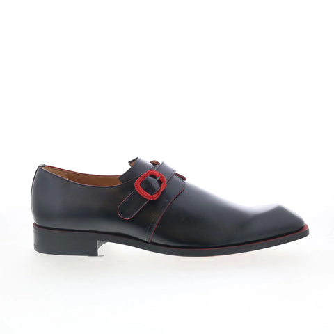 Mezlan Profumo 21148 Mens Black Leather Loafers & Slip Ons Casual Shoes