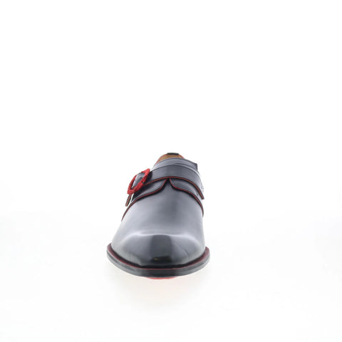 Mezlan Profumo 21148 Mens Black Leather Loafers & Slip Ons Casual Shoes