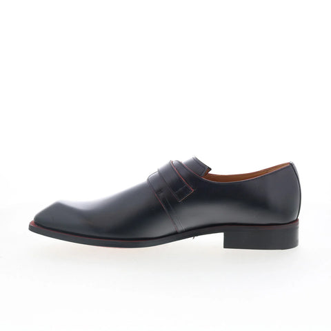 Mezlan Profumo 21148 Mens Black Leather Loafers & Slip Ons Casual Shoes