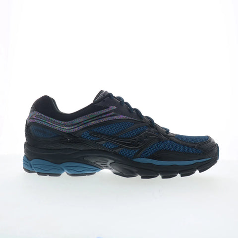 Saucony Progrid Omni 9 S70934-3 Mens Black Leather Lifestyle Sneakers Shoes
