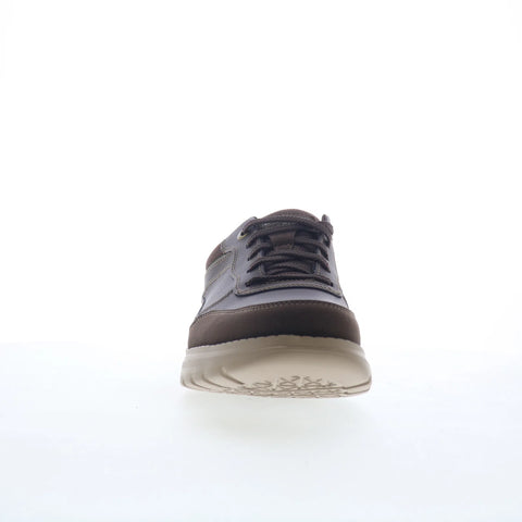 Rockport ProWalker 6000 UBal Mens Brown Wide Leather Lifestyle Sneakers Shoes