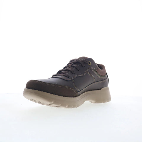 Rockport ProWalker 6000 UBal Mens Brown Wide Leather Lifestyle Sneakers Shoes