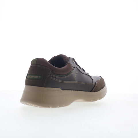 Rockport ProWalker 6000 UBal Mens Brown Wide Leather Lifestyle Sneakers Shoes