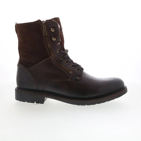 Pajar Mason 79558 Mens Brown Leather Lace Up Casual Dress Boots