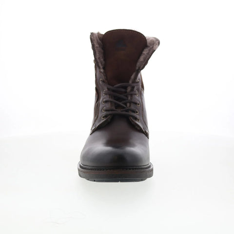Pajar Mason 79558 Mens Brown Leather Lace Up Casual Dress Boots