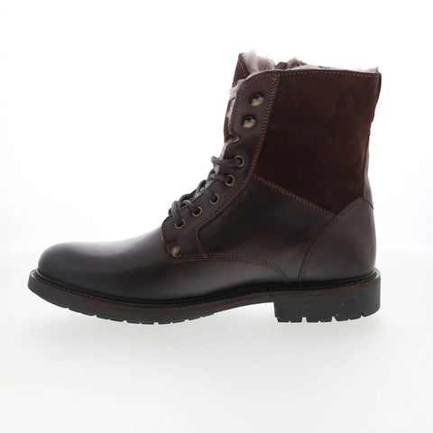 Pajar Mason 79558 Mens Brown Leather Lace Up Casual Dress Boots