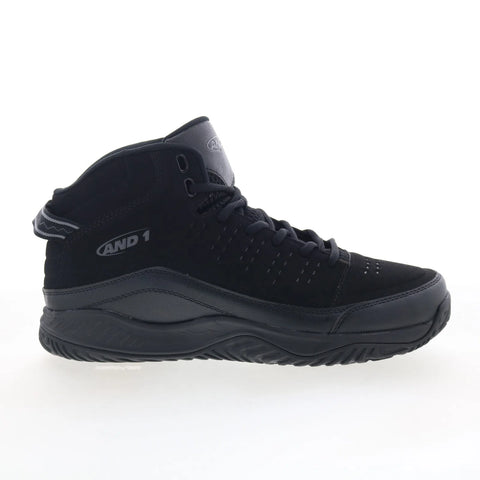 AND1 Pulse 2.0 AD90080MBB Mens Black Synthetic Athletic Basketball Shoes